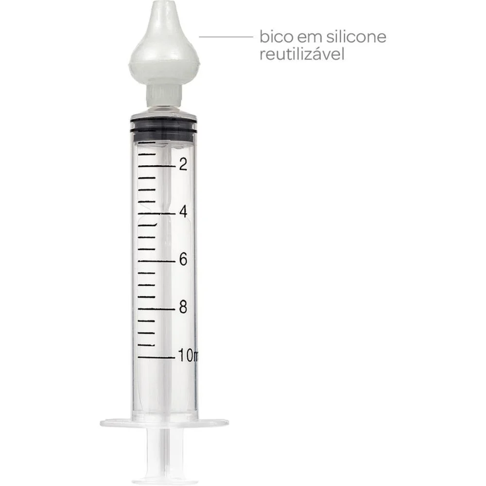Aspirador Nasal Lavador Nasal Seringa C/02Unid Buba (Blister) - imagem 3