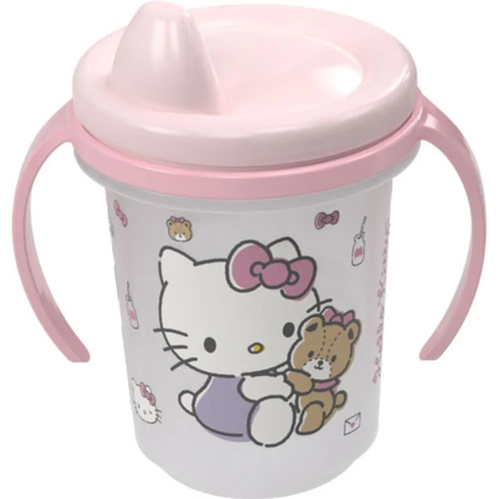 Copo Treinamento Hello Kitty Trio 280Ml Plasutil (Unidade) - imagem 3