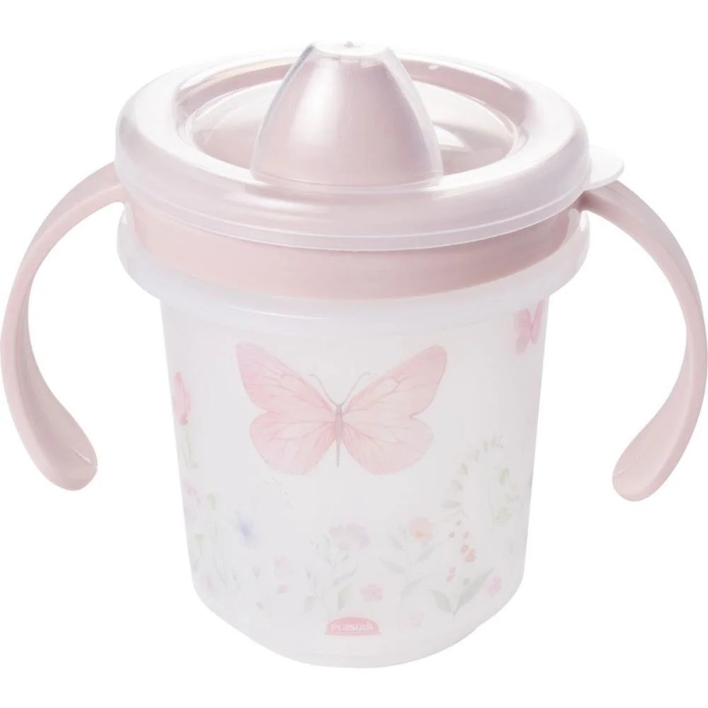 Copo Treinamento Trio Jardim Encantado 280Ml Plasutil (Unidade) - imagem 2