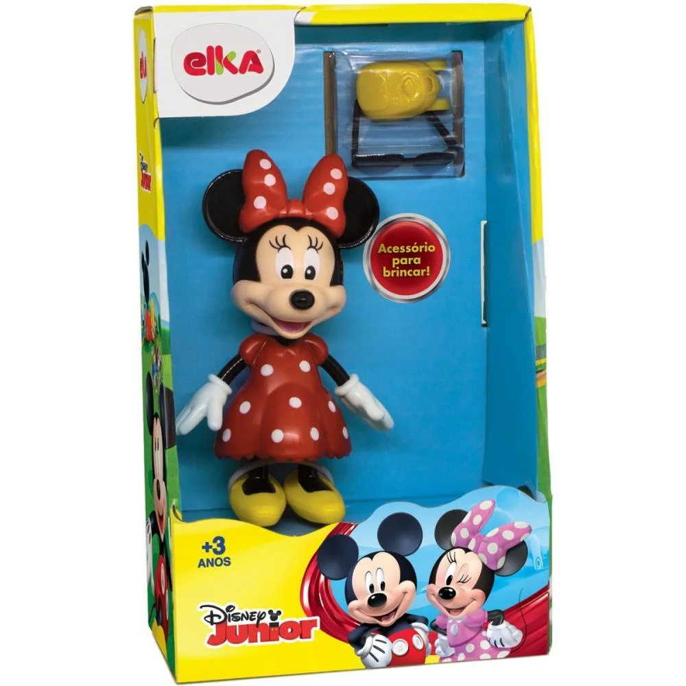 Boneco E Personagem Minnie 13Cm C/Acessorios Elka (Unidade) - imagem 3