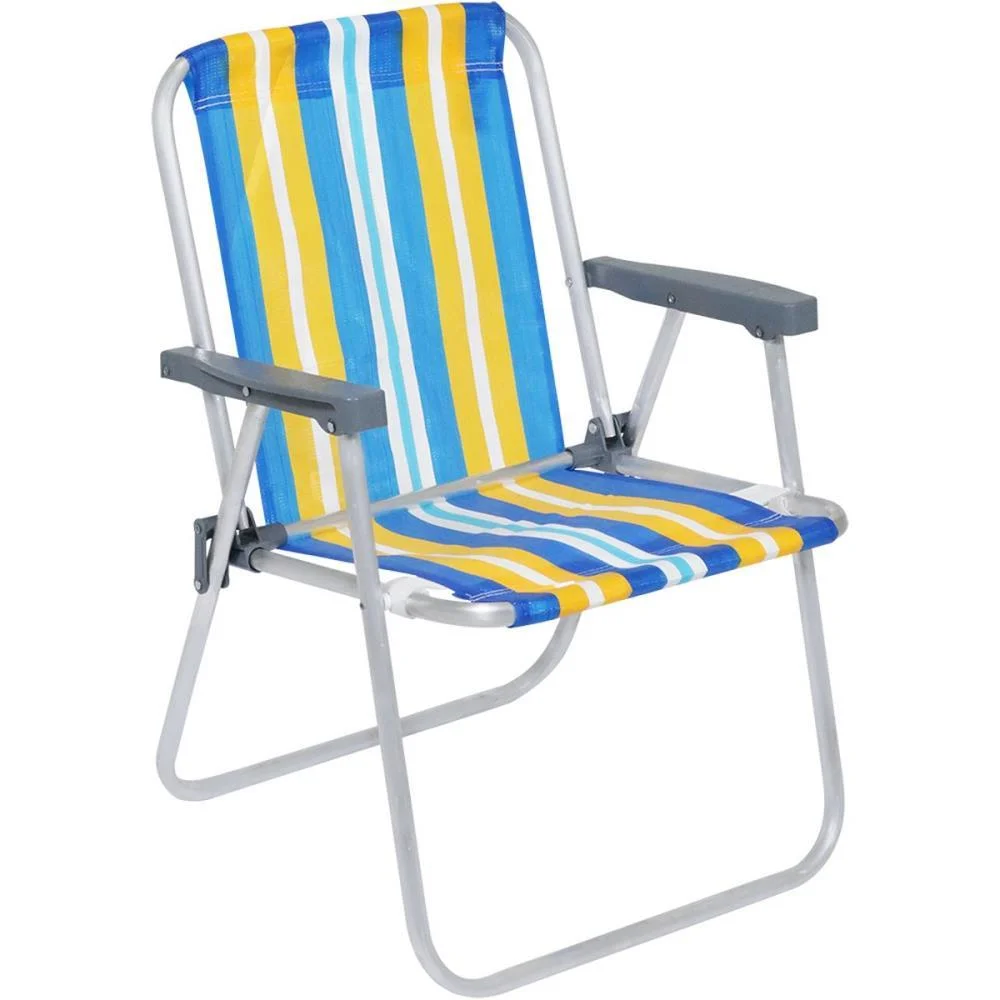 Cadeira P/Piscina/Praia Alta De Aluminio 54X54X70 Bel (Unidade) - imagem 12