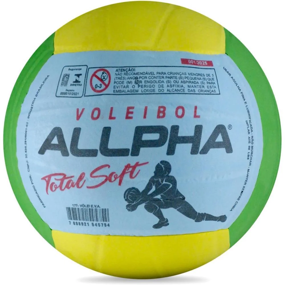 Bola De Volei Total Soft Eva (S) Allpha Bolas (Unidade) - imagem 2