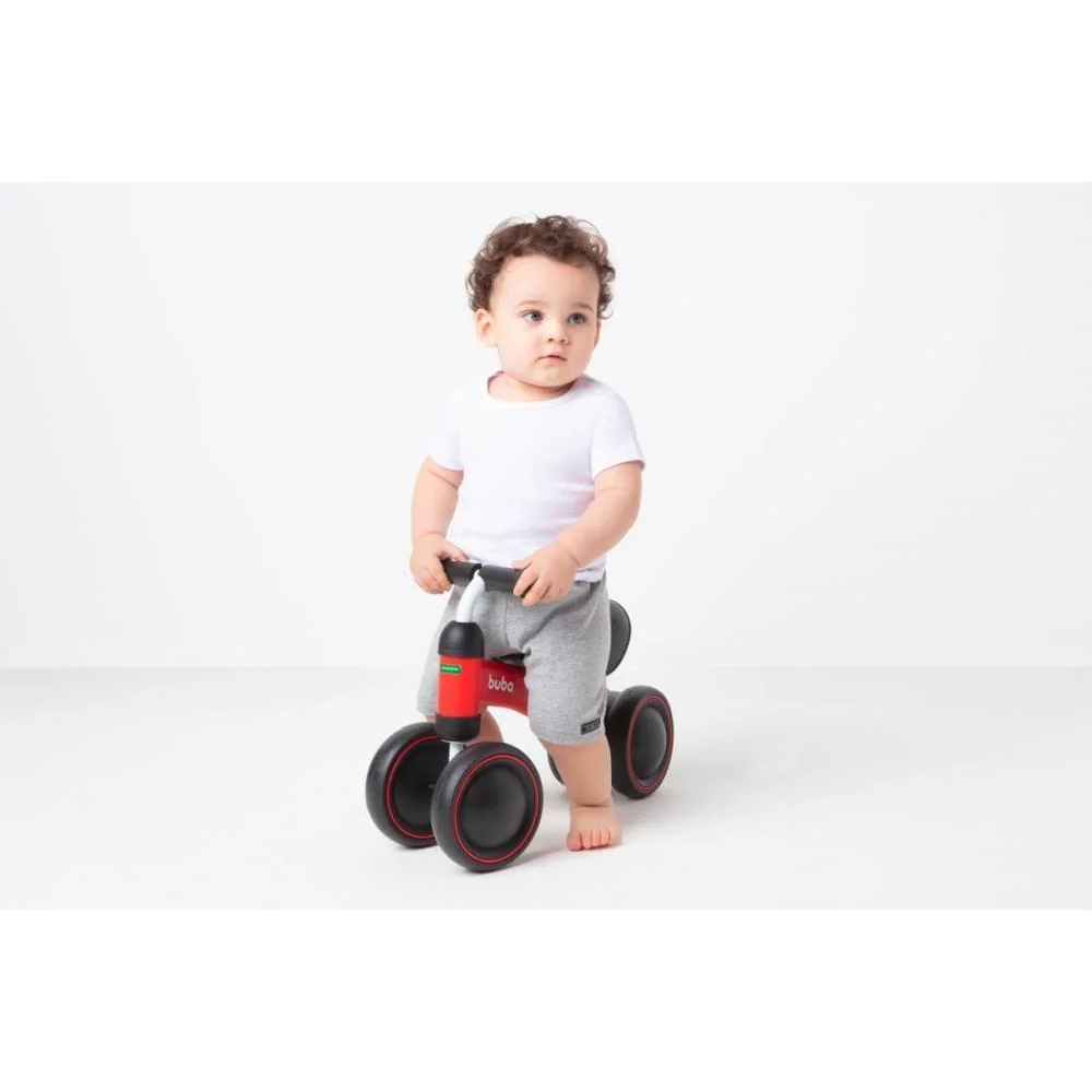 Bicicleta Infantil Equilibrio C/4 Rodas Vermelha Buba (Unidade) - imagem 5