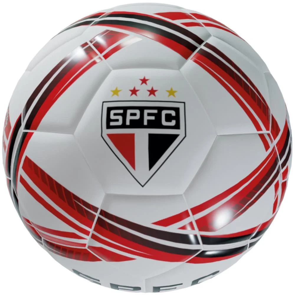 Bola De Futebol Sao Paulo Tricolor N.5 Sportcom (Unidade) - imagem 3