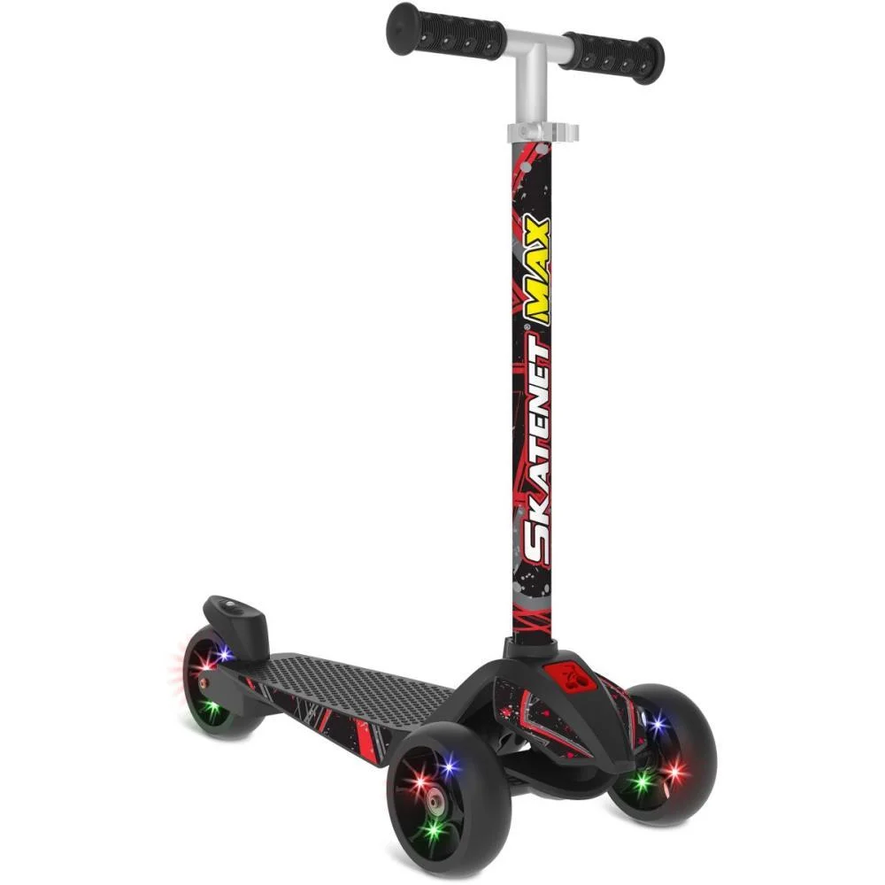 Patinete Skatenet Max Led Preto Bandeirante (Unidade) - imagem 2