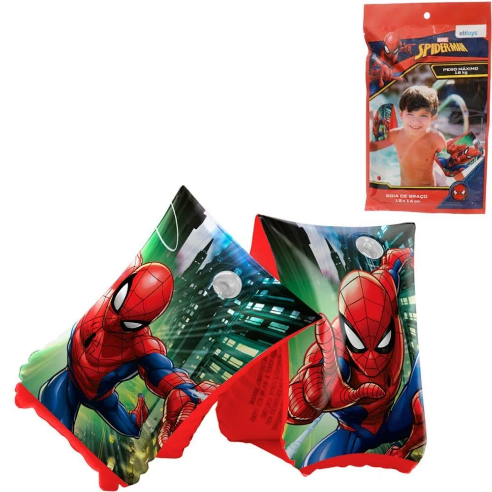 Boia De Braco Spider-Man Boia Braco 18X14Cm Etitoys (Unidade) - imagem 3