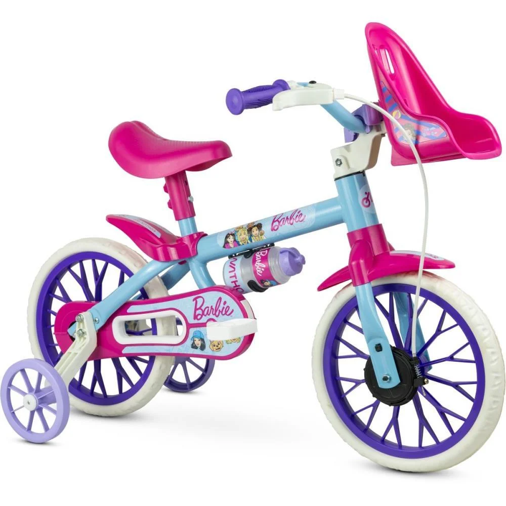 Bicicleta Infantil Aro 12 Barbie Nathor (Unidade) - imagem 3
