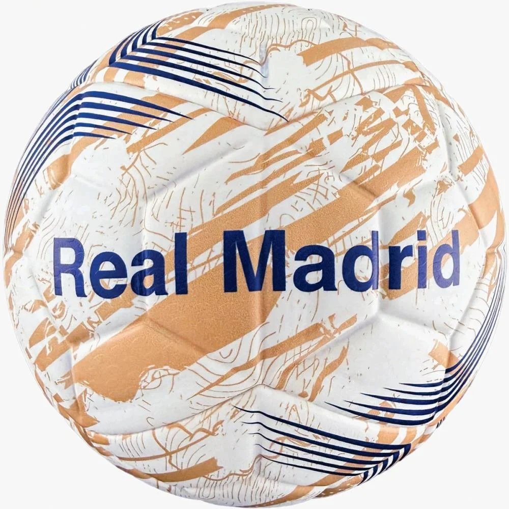 Bola De Futebol Real Madrid N.5 Azul/Dourado Futmagia Sports (Unidade) - imagem 4