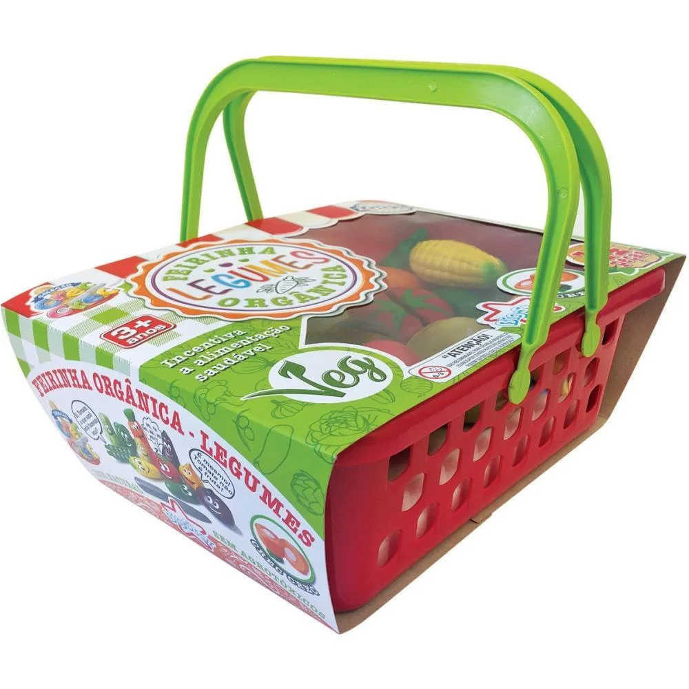 Brincando De Casinha Crec Crec Feirinha Org.legumes Big Star (Unidade) - imagem 5