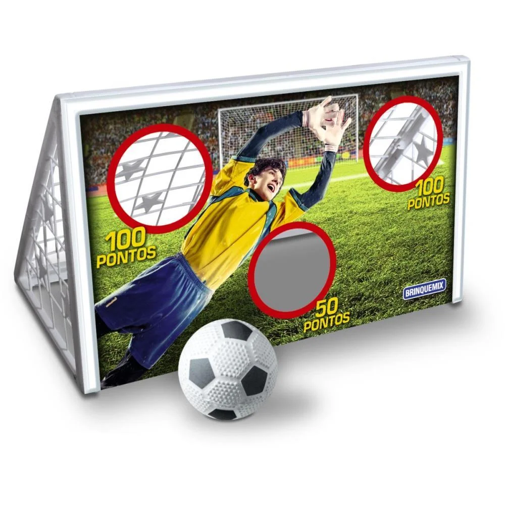 Chute A Gol Treino E Torneio Trave+Bola Brinquemix (Unidade) - imagem 4