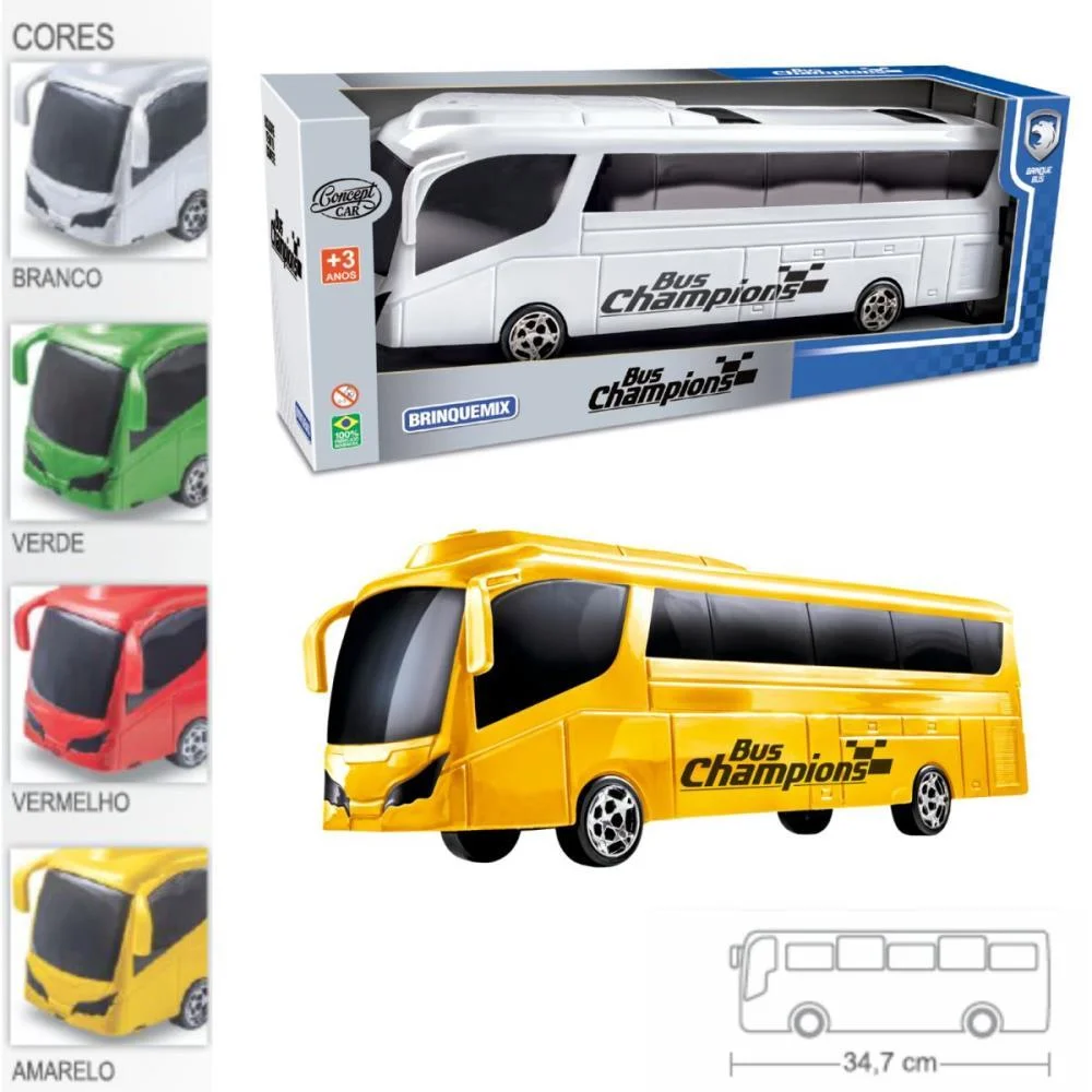 Carrinho Bus Champions Concept Car 41Cm Brinquemix (Unidade) - imagem 3