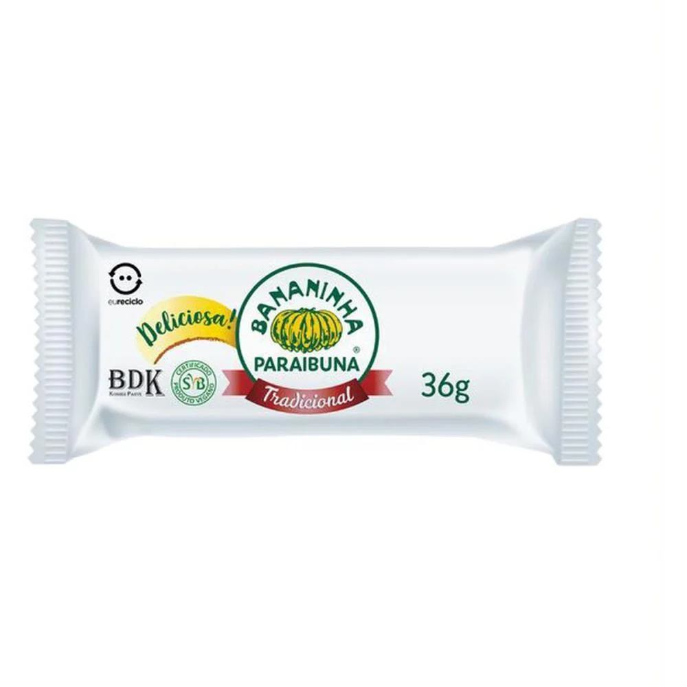 Doce Bananinha Tradicional 36G. Bananinha Paraibuna (Dp.c/40) - imagem 3