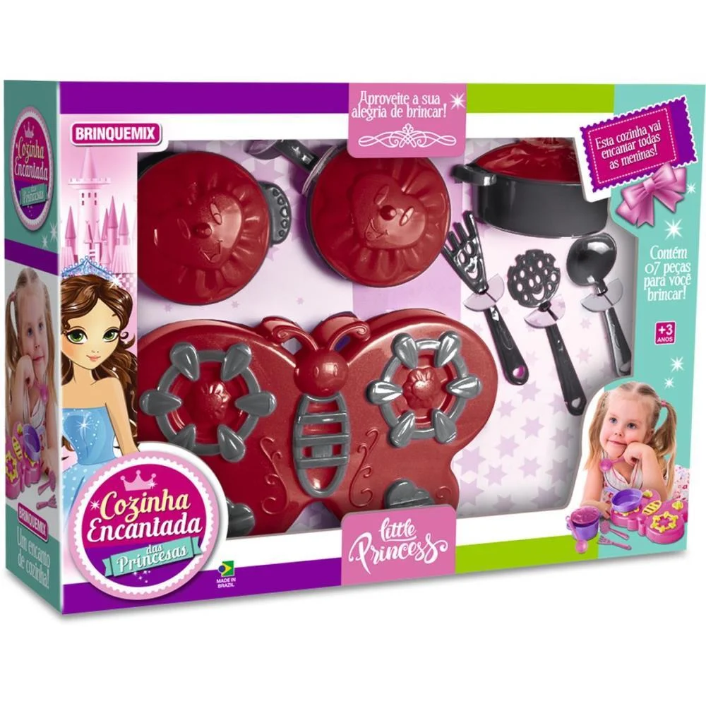 Brincando De Casinha Cozinha Encantada Princesas Me Brinquemix (Unidade) - imagem 3