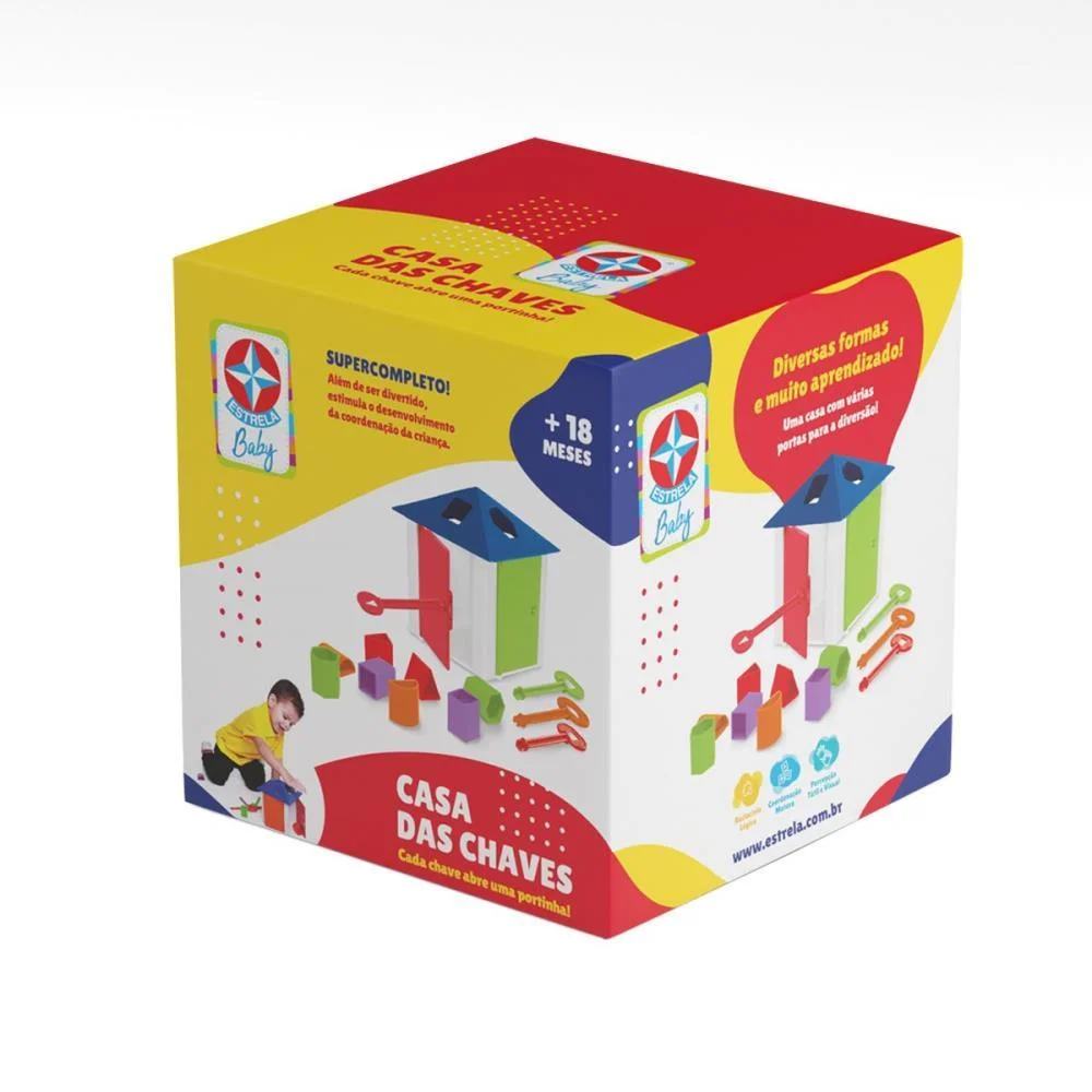 Brinquedo Para Bebe Casa Das Chaves Estrela (Unidade) - imagem 4