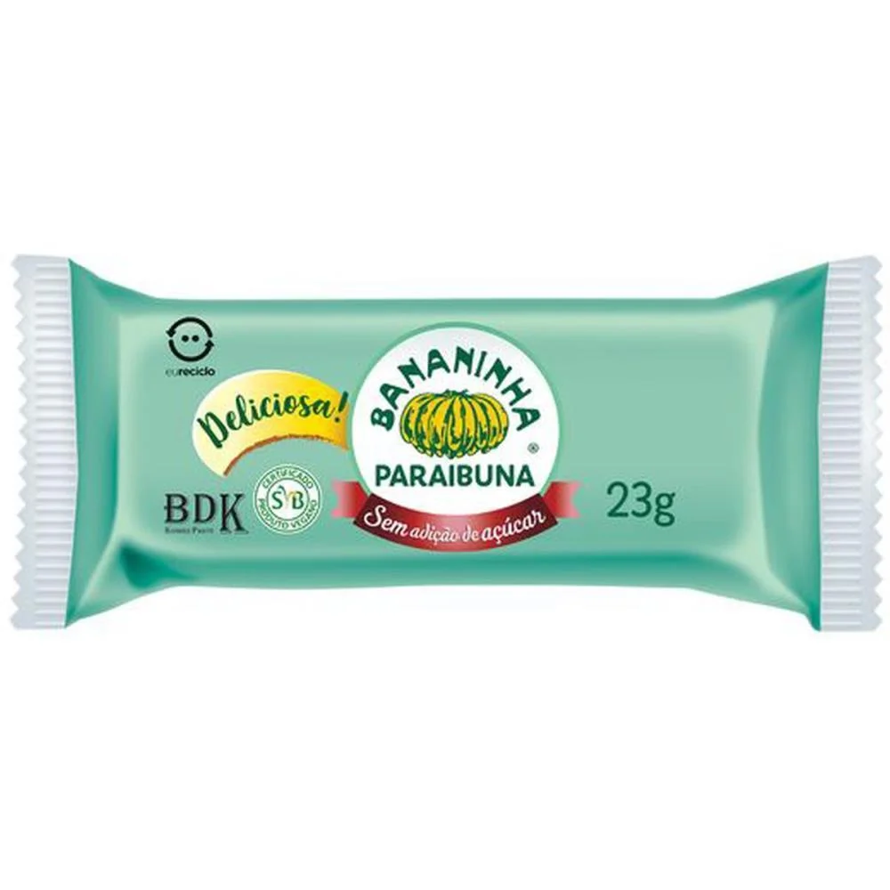 Doce Bananinha S/Acucar 23G. Bananinha Paraibuna (Dp.c/20) - imagem 3