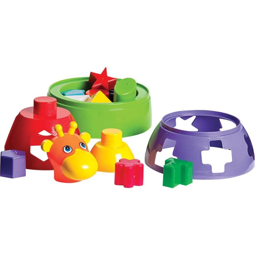 Brinquedo Educativo Girafa Didatica C/Blocos Merco Toys (Unidade) - imagem 4