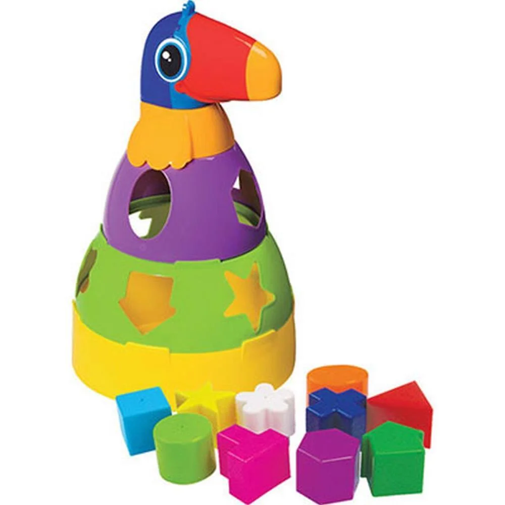Brinquedo Educativo Tucano Didatico C/Blocos Merco Toys (Unidade) - imagem 2