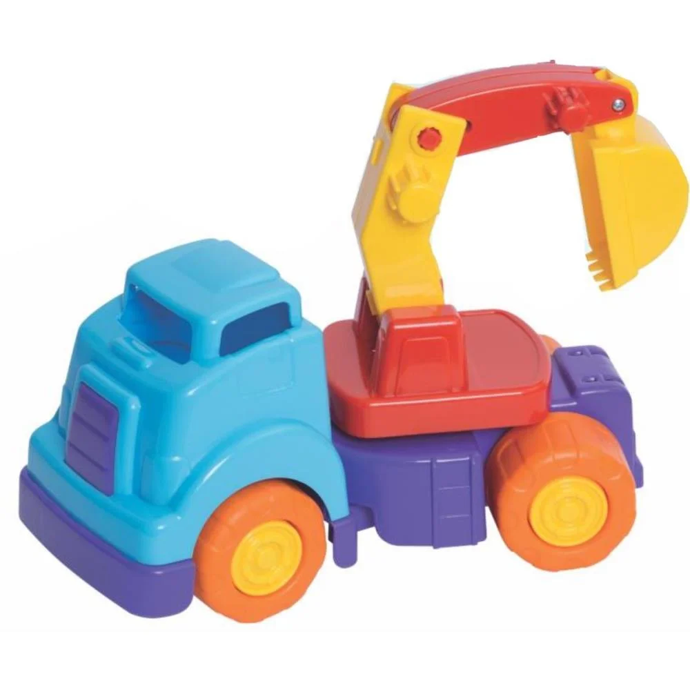 Caminhao Mercotruck Escavadeira Sortido Merco Toys (Unidade) - imagem 2