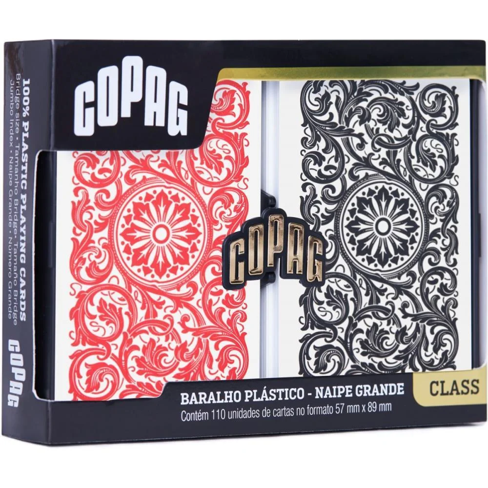 Baralho Class Plastico Naipe Grande Copag (Est.c/02) - imagem 3