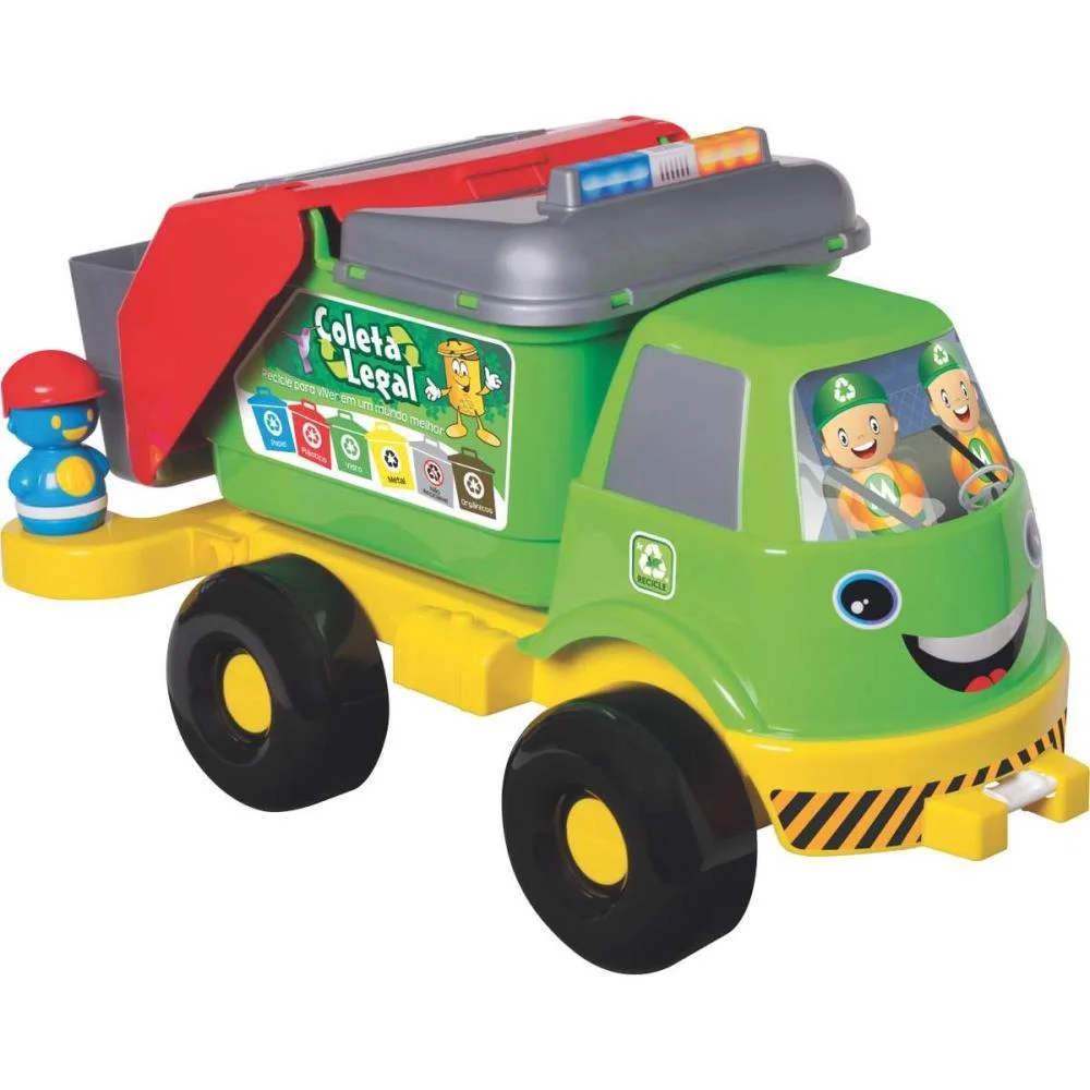 Caminhao Coleta Seletiva Grande C/Som Merco Toys (Unidade) - imagem 2