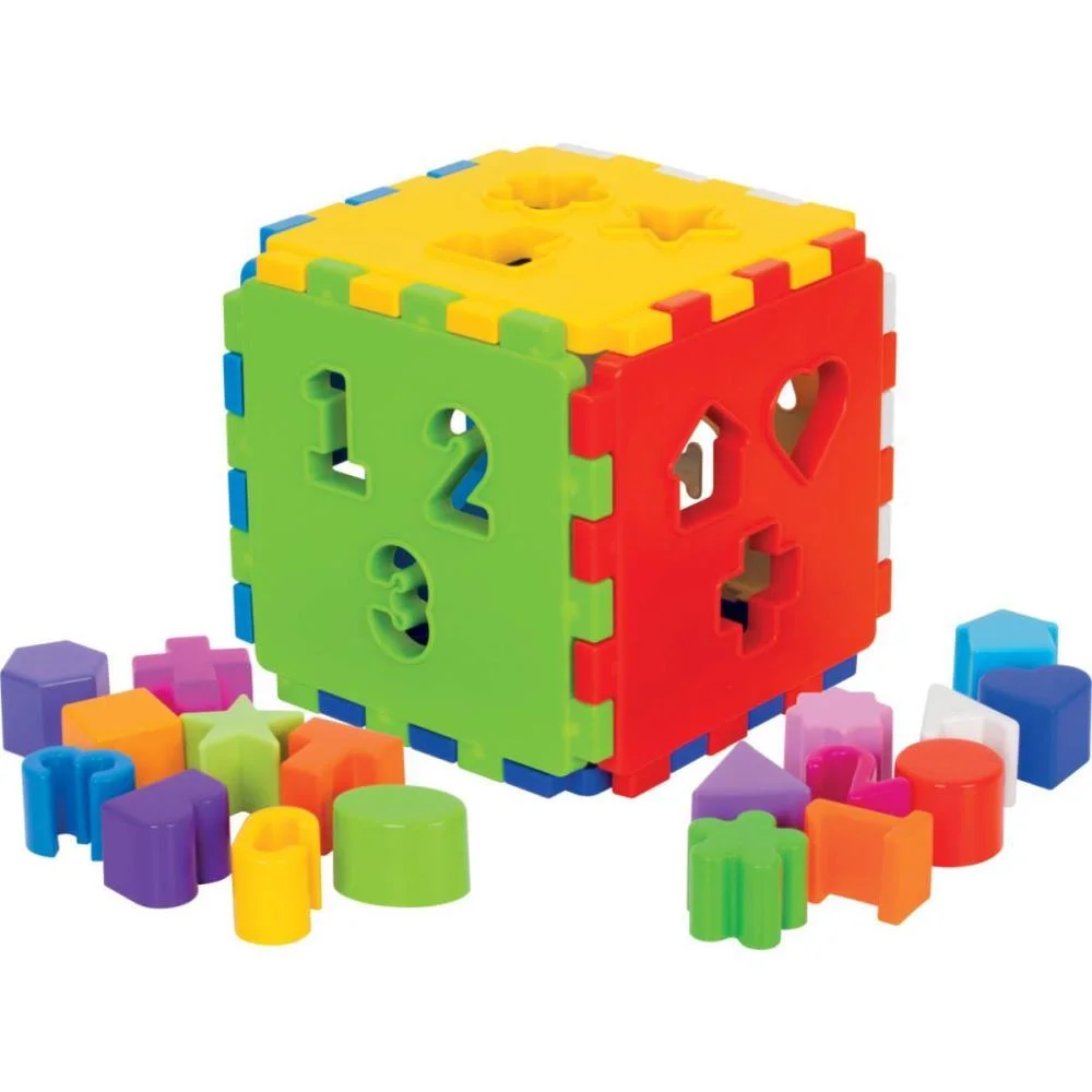 Brinquedo Educativo Cubo Didatico C/Blocos Merco Toys (Unidade) - imagem 3