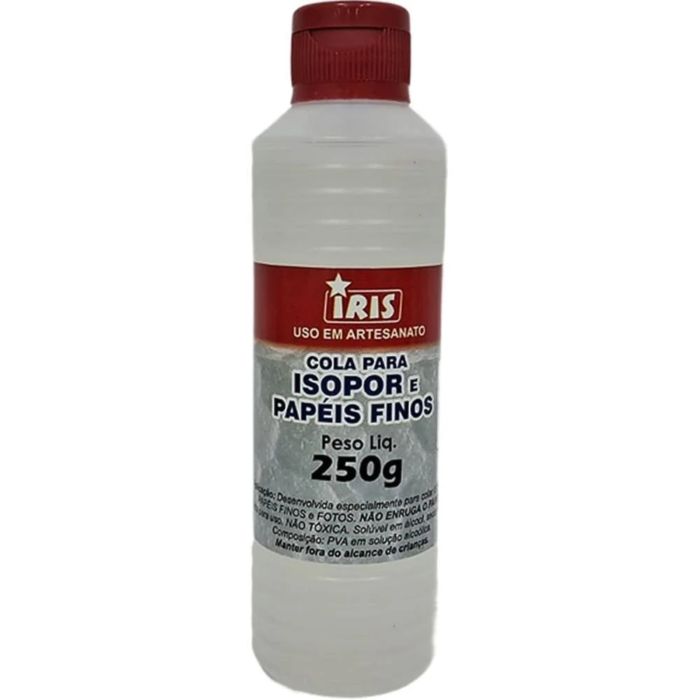 Cola Para Isopor Iris 250G. Iris (Unidade) - imagem 3