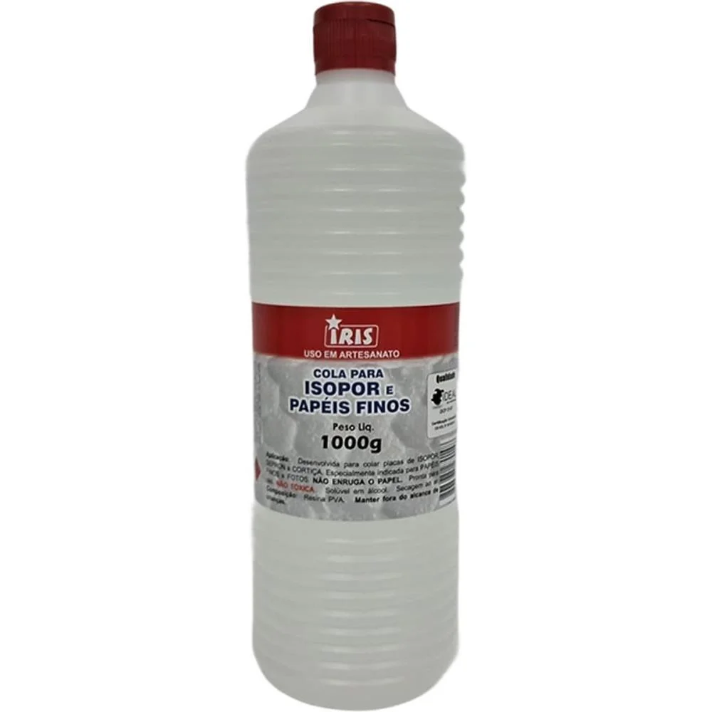 Cola Para Isopor Iris 1Kg. Iris (Unidade) - imagem 3