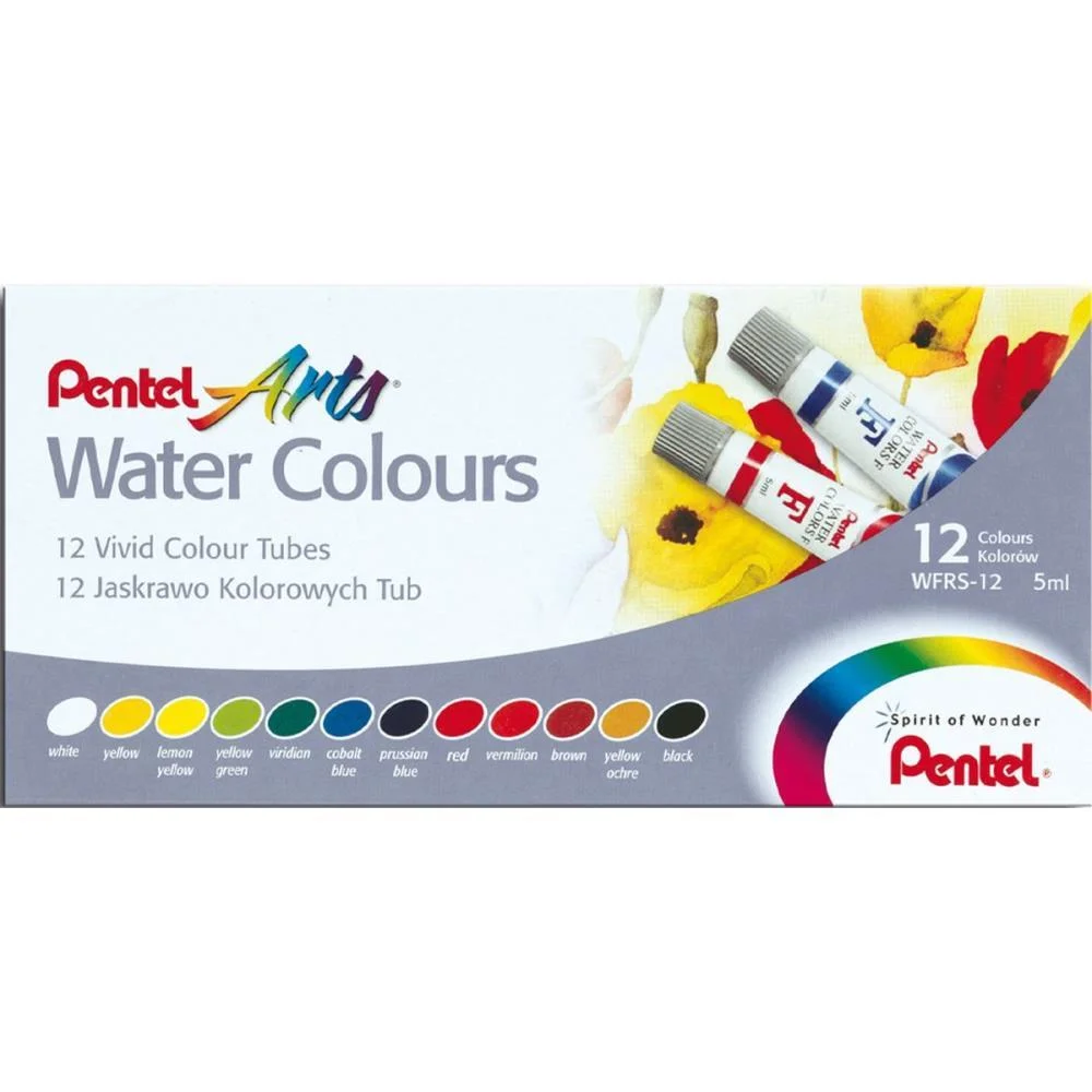 Aquarela Profissional Water Colours 12 Cores Pentel (Estojo) - imagem 6