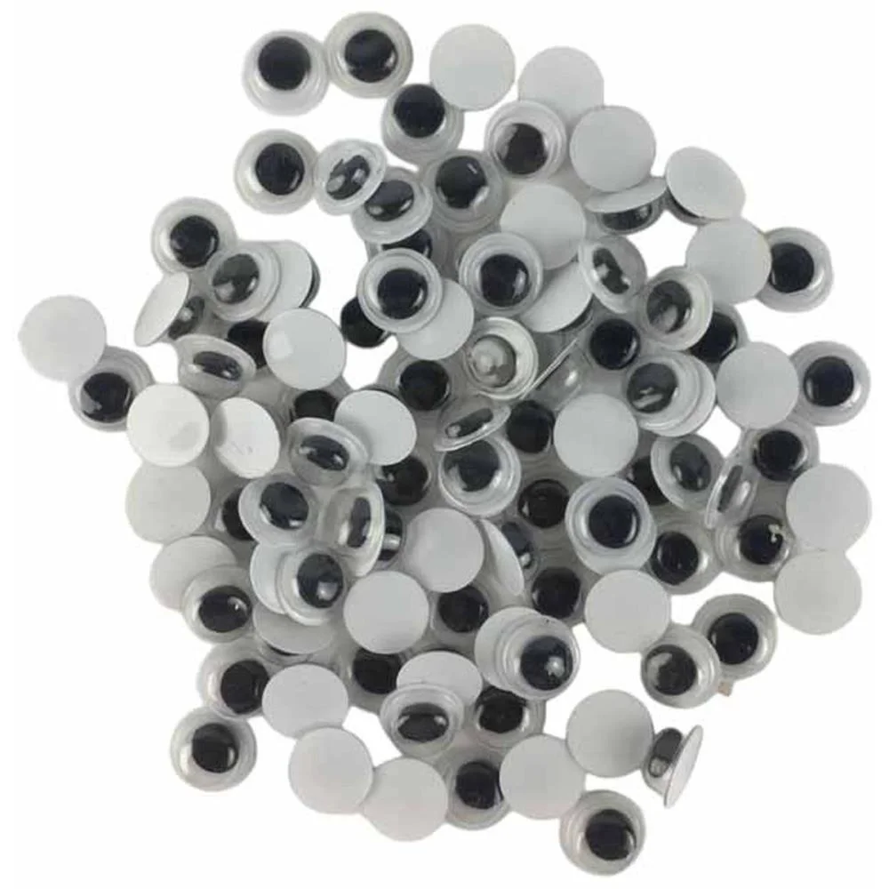 Artesanato Olho Movel 8Mm Preto Art Lille (Pct.c/100) - imagem 2