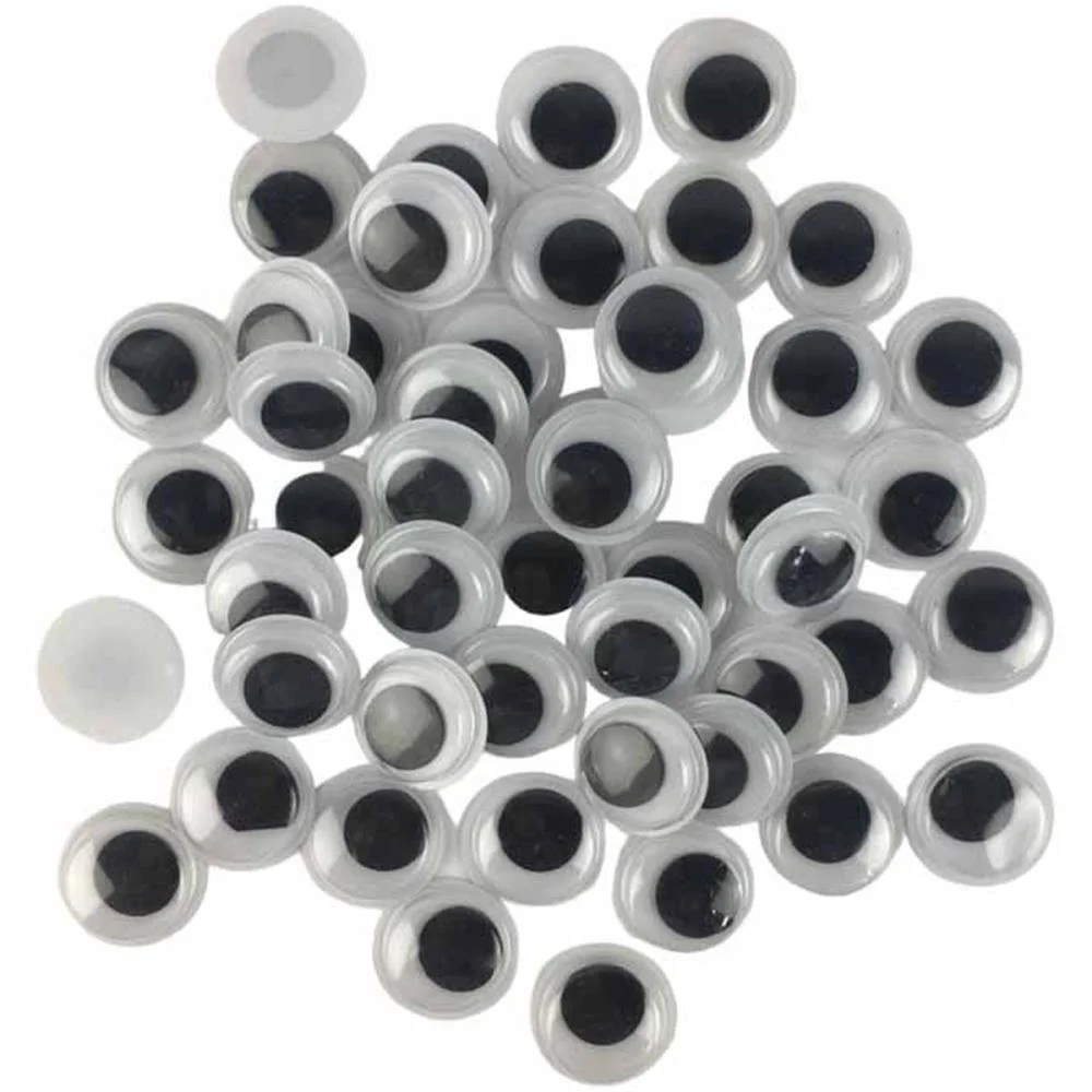 Artesanato Olho Movel 15Mm Preto Art Lille (Pct.c/50) - imagem 2