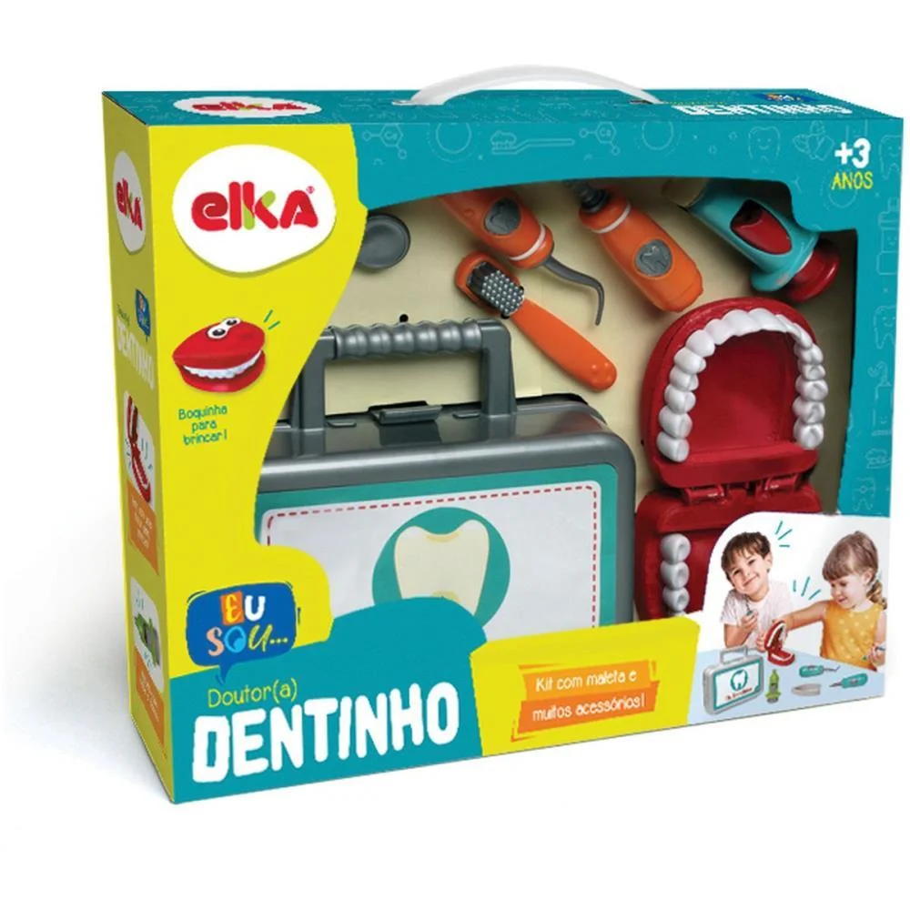 Brincando De Profissoes Dr. Dentinho C/Acessorios Elka (Unidade) - imagem 2