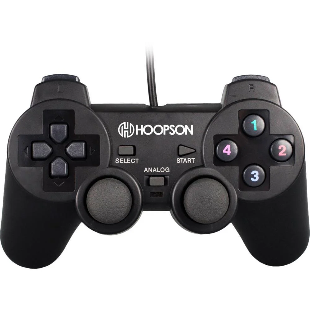 Controle Para Jogo Pc Dual Shock Usb 2.0 Preto Mercoriental (Unidade) - imagem 2