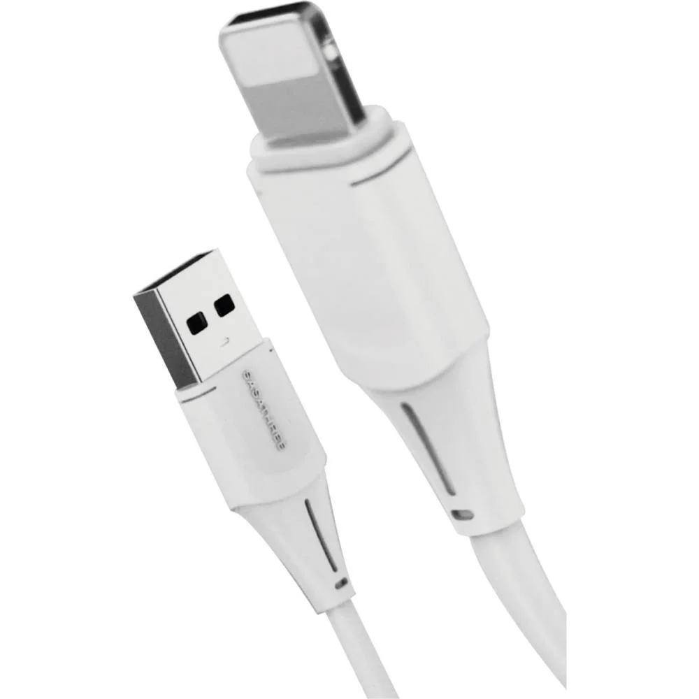 Cabo Usb Turbo Usb/Ios 6A 1M Branco Flex (Unidade) - imagem 2