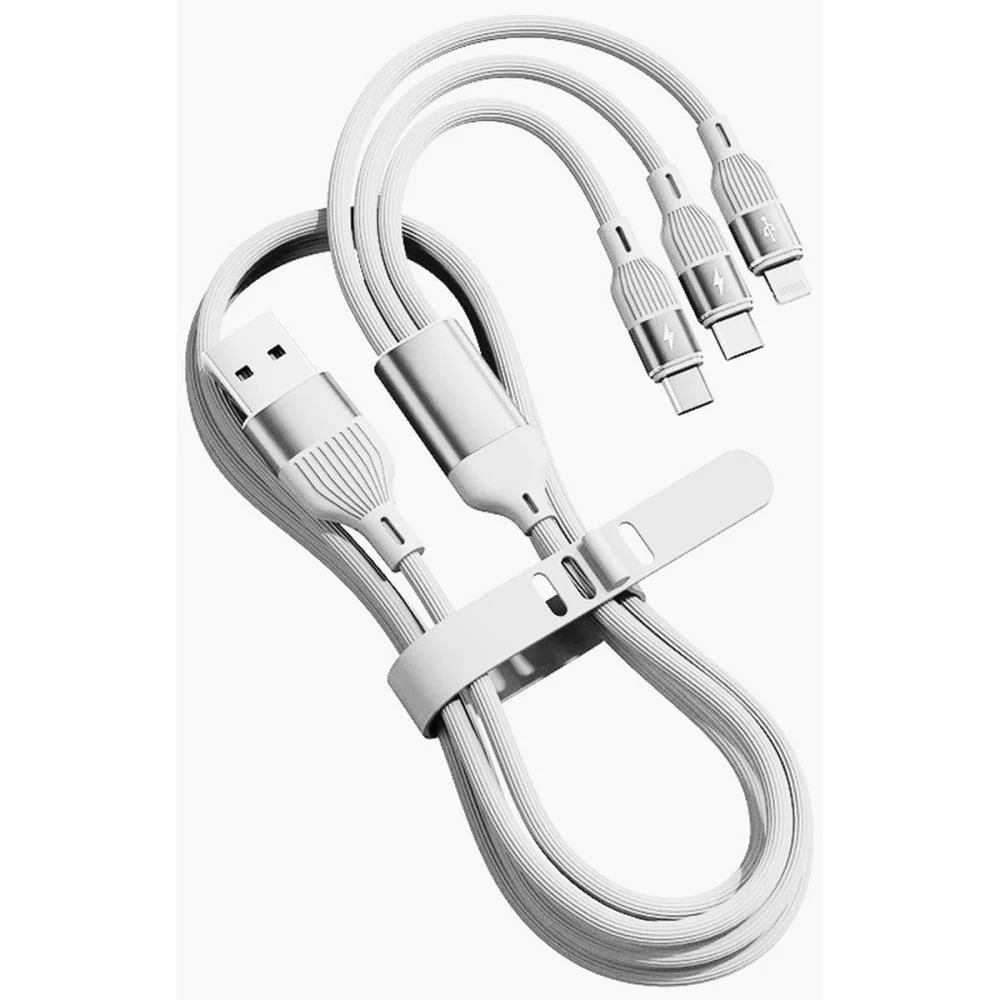 Cabo Usb Lightning Tipo-C 3 Em 1 Bright (Unidade) - imagem 4