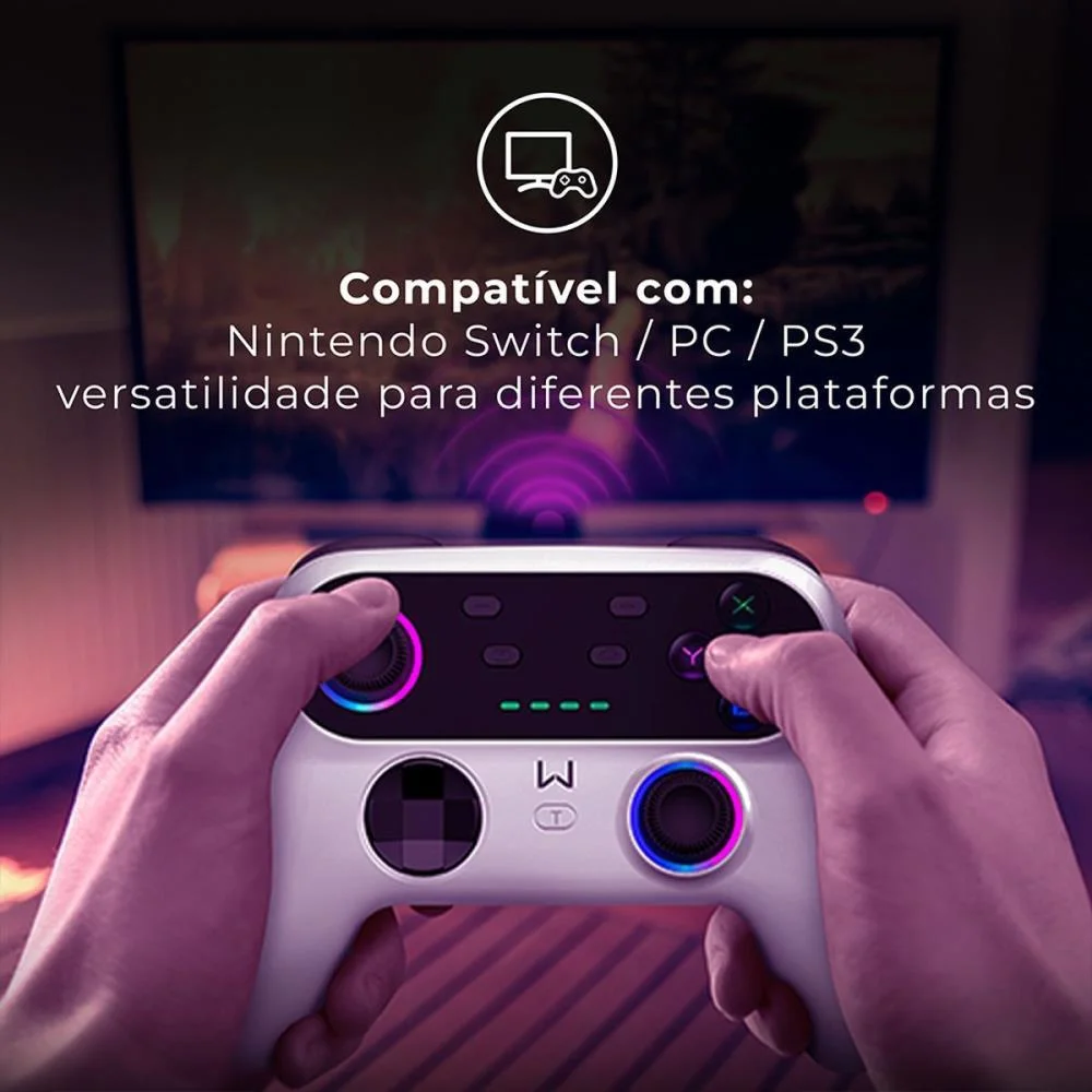 Controle Para Jogo Ultra Pro Bluet.nintendo/Pc Br Multi (Unidade) - imagem 6