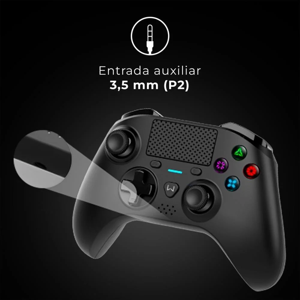 Controle Para Jogo Mine Pro Bluetooth Ps4/Pc Pt Multi (Unidade) - imagem 8