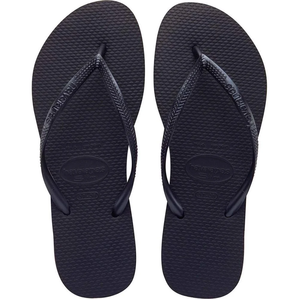 Chinelo Havaianas Feminino Slim 39/0 Preto Havaianas (Par) - imagem 3