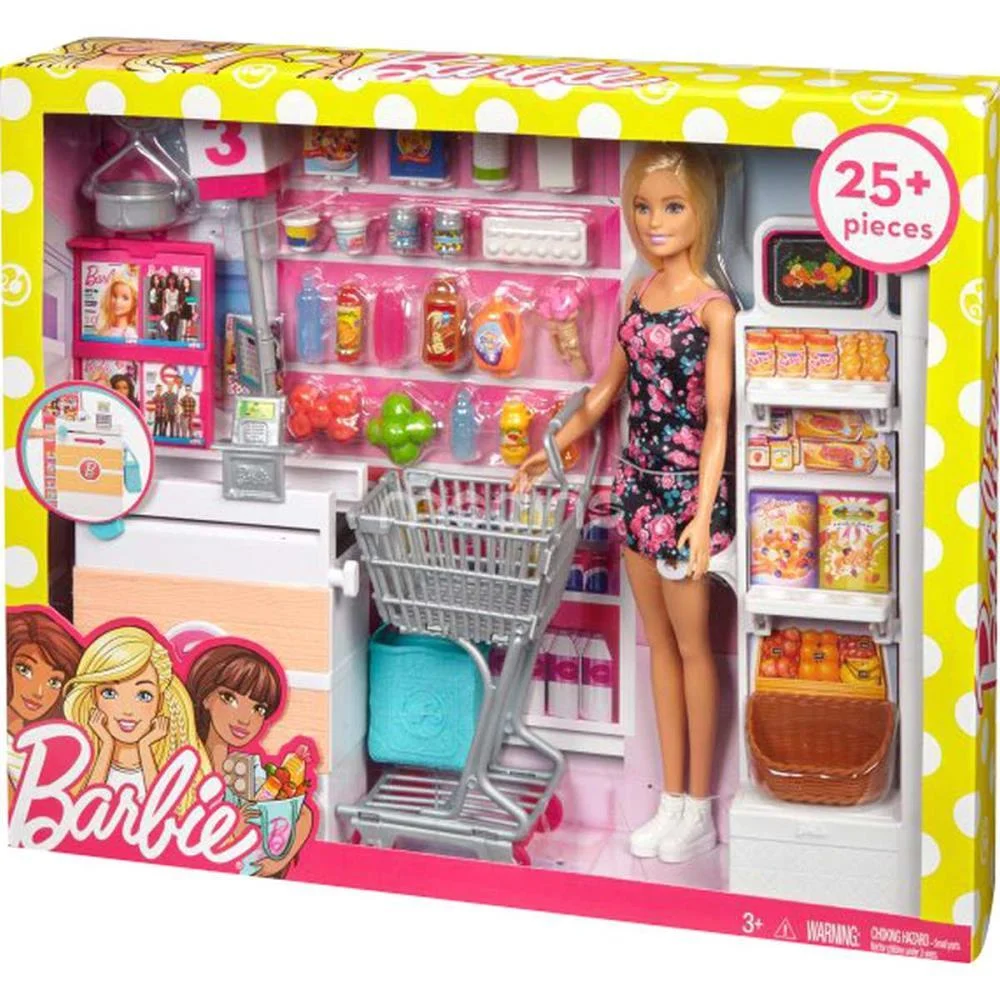 Barbie Estate Conjunto Supermercado C/Boneca Mattel (Unidade) - imagem 9
