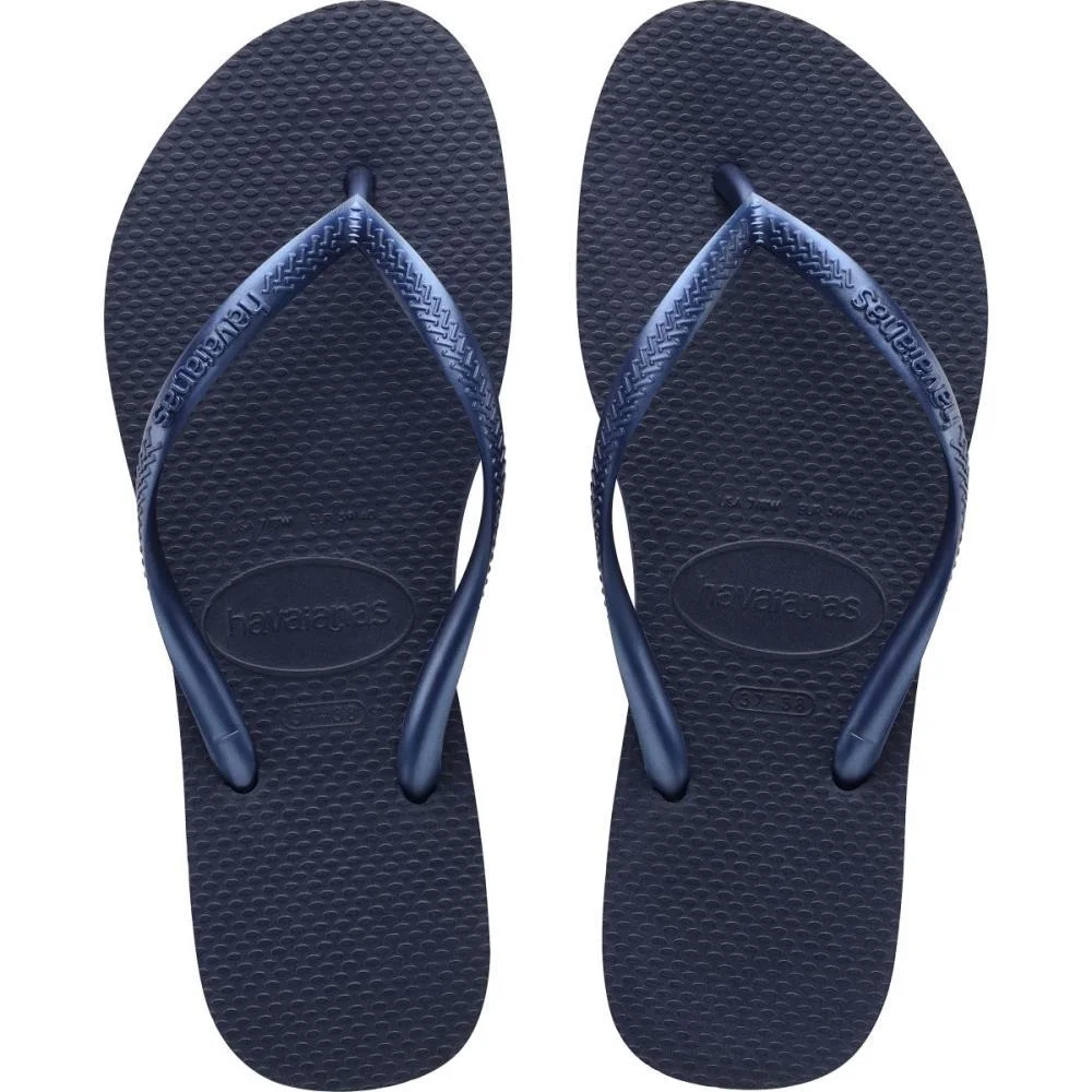 Chinelo Havaianas Feminino Slim 37/8 Marinho Havaianas (Par) - imagem 2