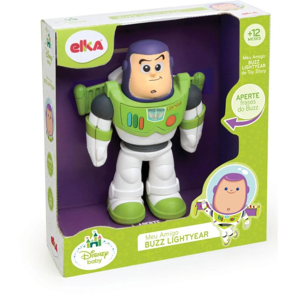 Boneco E Personagem Buzz Lightyear C/Som 23Cm. Elka (Unidade) - imagem 2