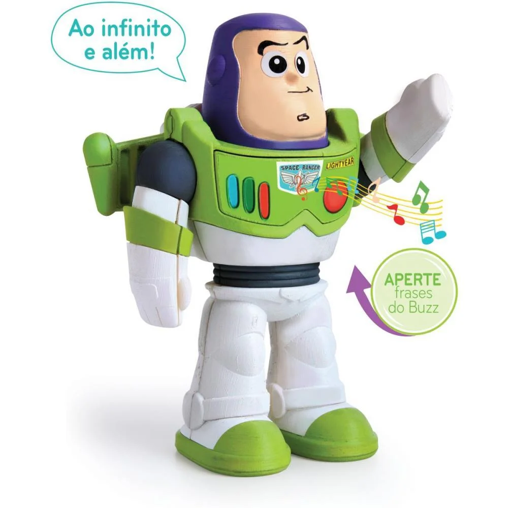 Boneco E Personagem Buzz Lightyear C/Som 23Cm. Elka (Unidade) - imagem 4