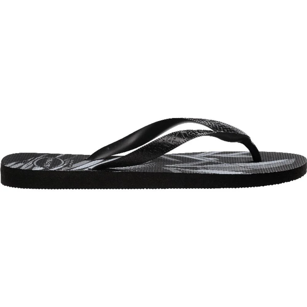 Chinelo Havaianas Masculino Aloha 39/0 Preto/Cinza Havaianas (Par) - imagem 5