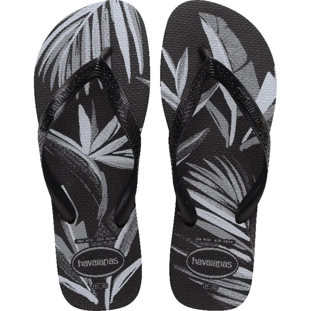 Chinelo Havaianas Masculino Aloha 43/4 Preto/Cinza Havaianas (Par) - imagem 2