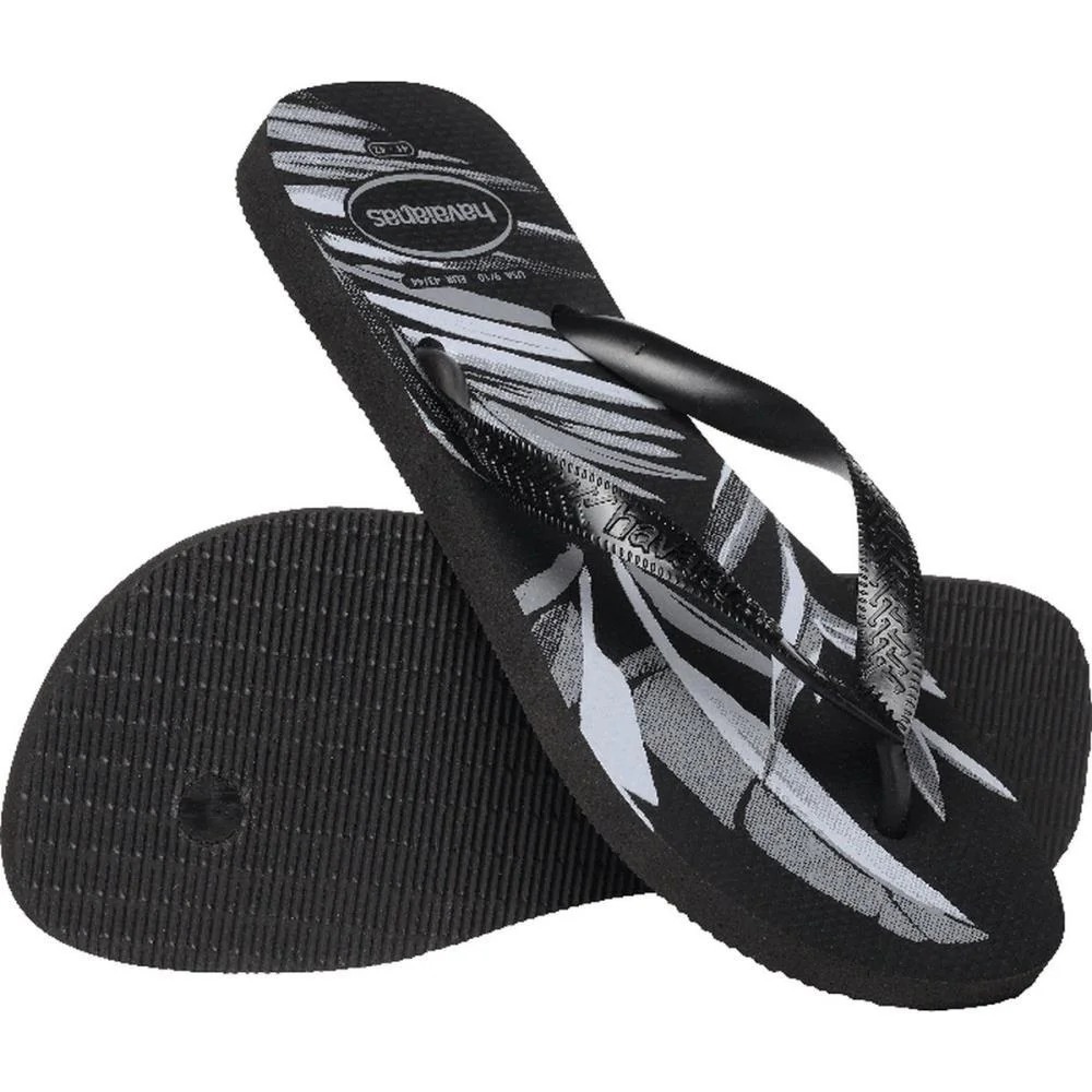 Chinelo Havaianas Masculino Aloha 43/4 Preto/Cinza Havaianas (Par) - imagem 6