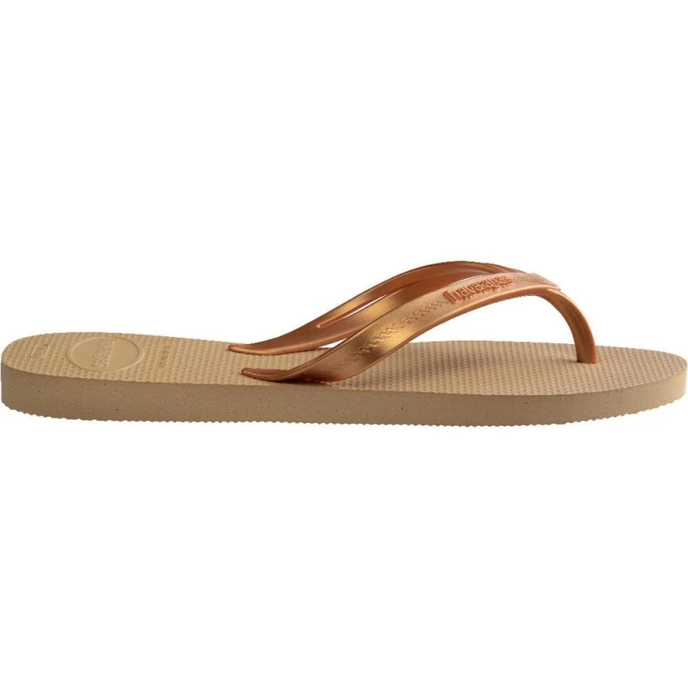 Chinelo Havaianas Feminino Elegance 35/6 Dourada Havaianas (Par) - imagem 5
