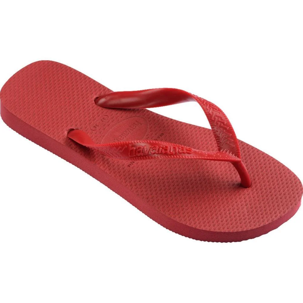 Chinelo Havaianas Top 35/6 Vermelho Hibisco Havaianas (Par) - imagem 4