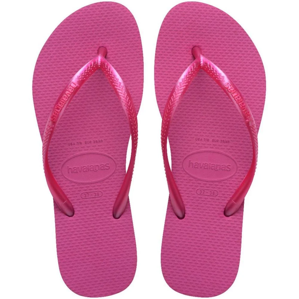 Chinelo Havaianas Feminino Slim 35/6 Rosa Gum Havaianas (Par) - imagem 3