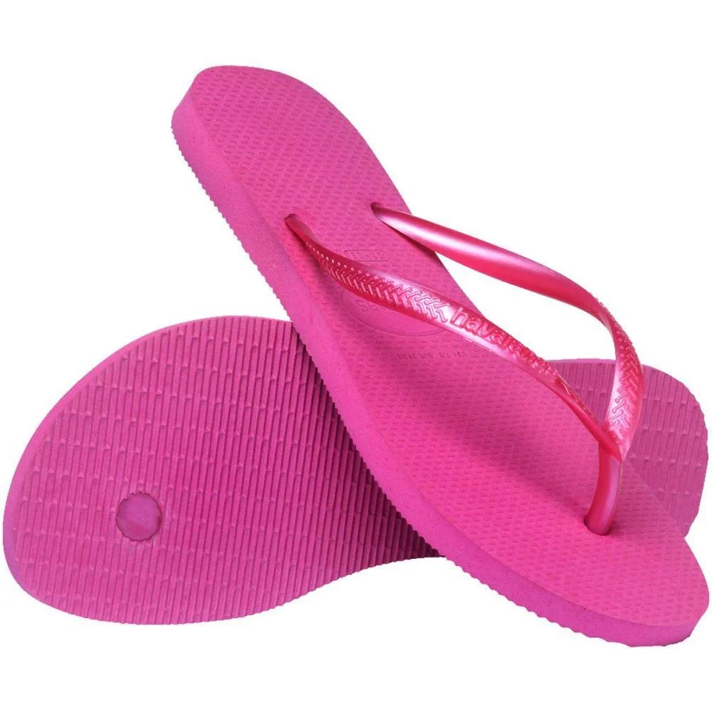 Chinelo Havaianas Feminino Slim 35/6 Rosa Gum Havaianas (Par) - imagem 6