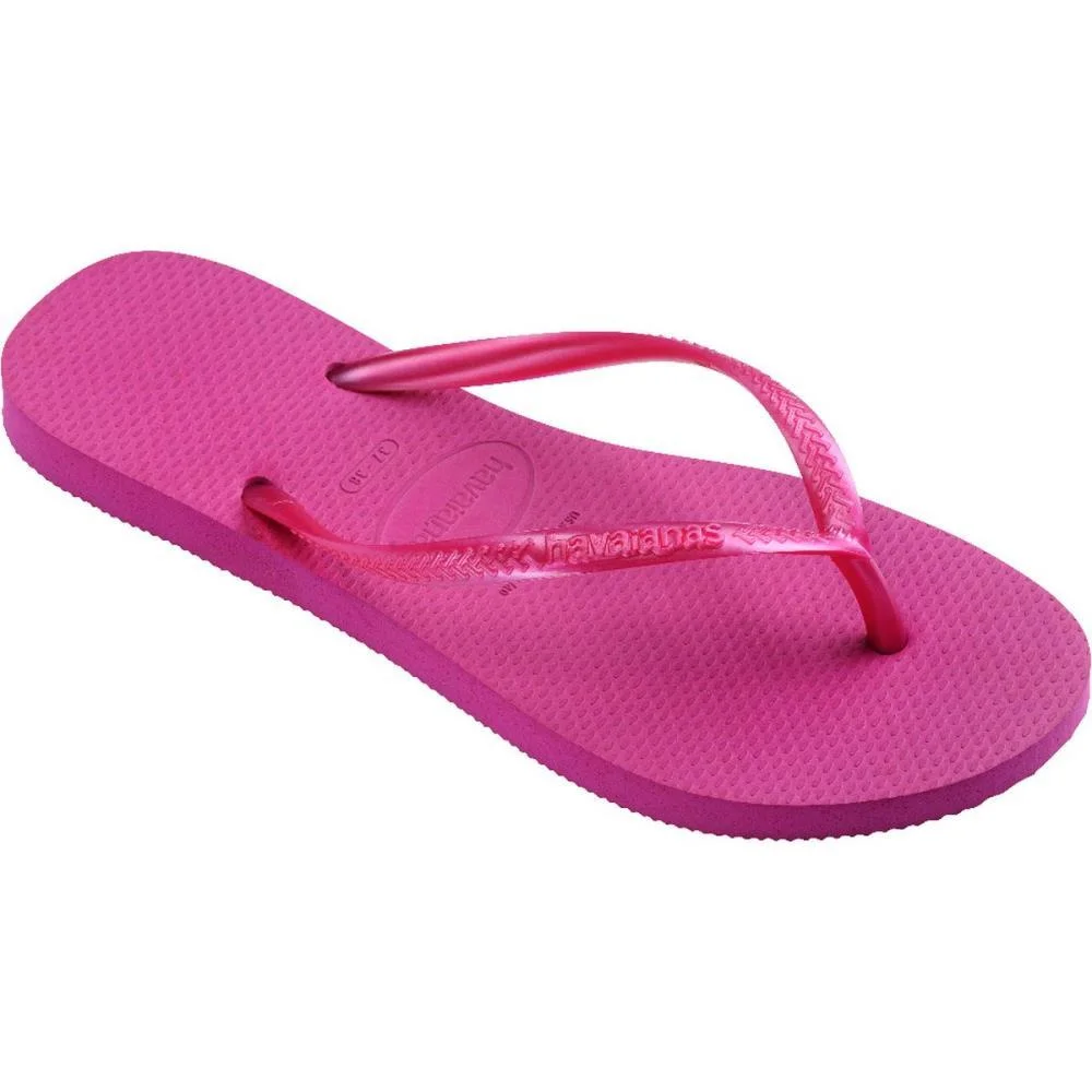 Chinelo Havaianas Feminino Slim 37/8 Rosa Gum Havaianas (Par) - imagem 4