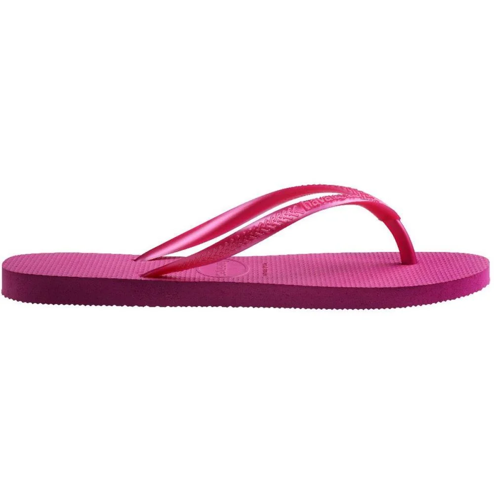 Chinelo Havaianas Feminino Slim 39/0 Rosa Gum Havaianas (Par) - imagem 5